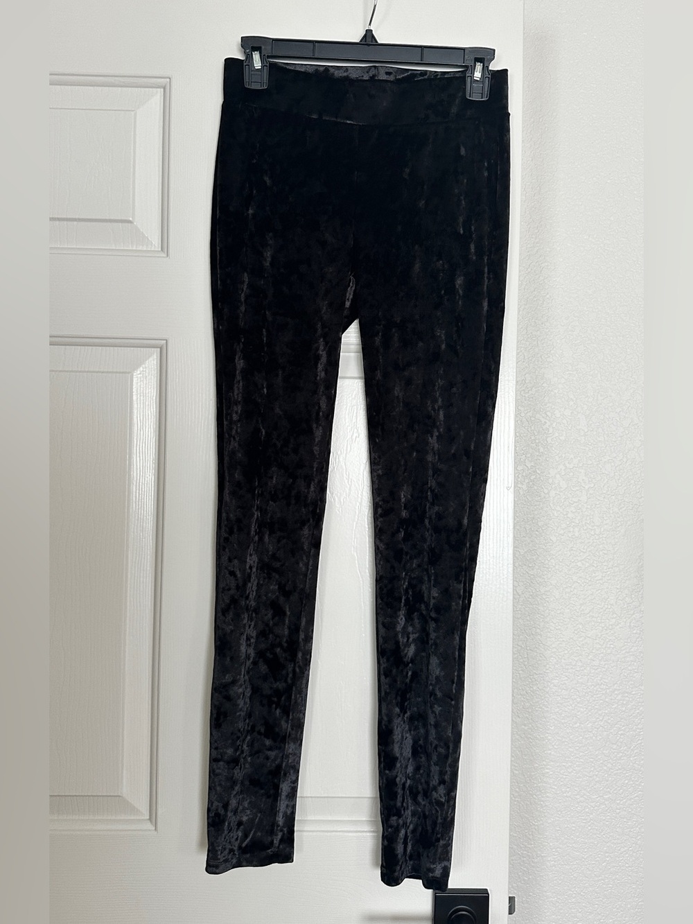 MICHAEL Michael Kors Black Velvet Leggings XS